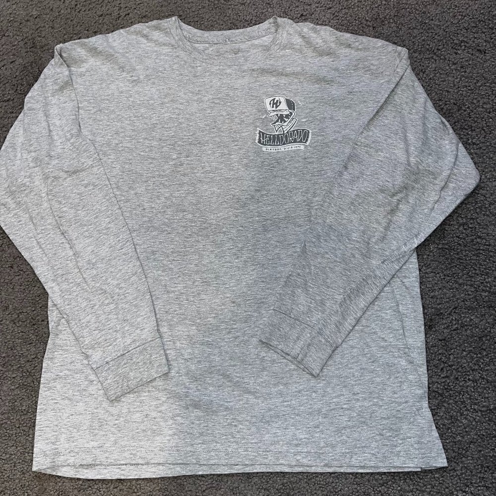 Vintage ?  HELLDORADO Dirtbag Division - Long Sleeve Tee T-shirt EUC Size XL ?
